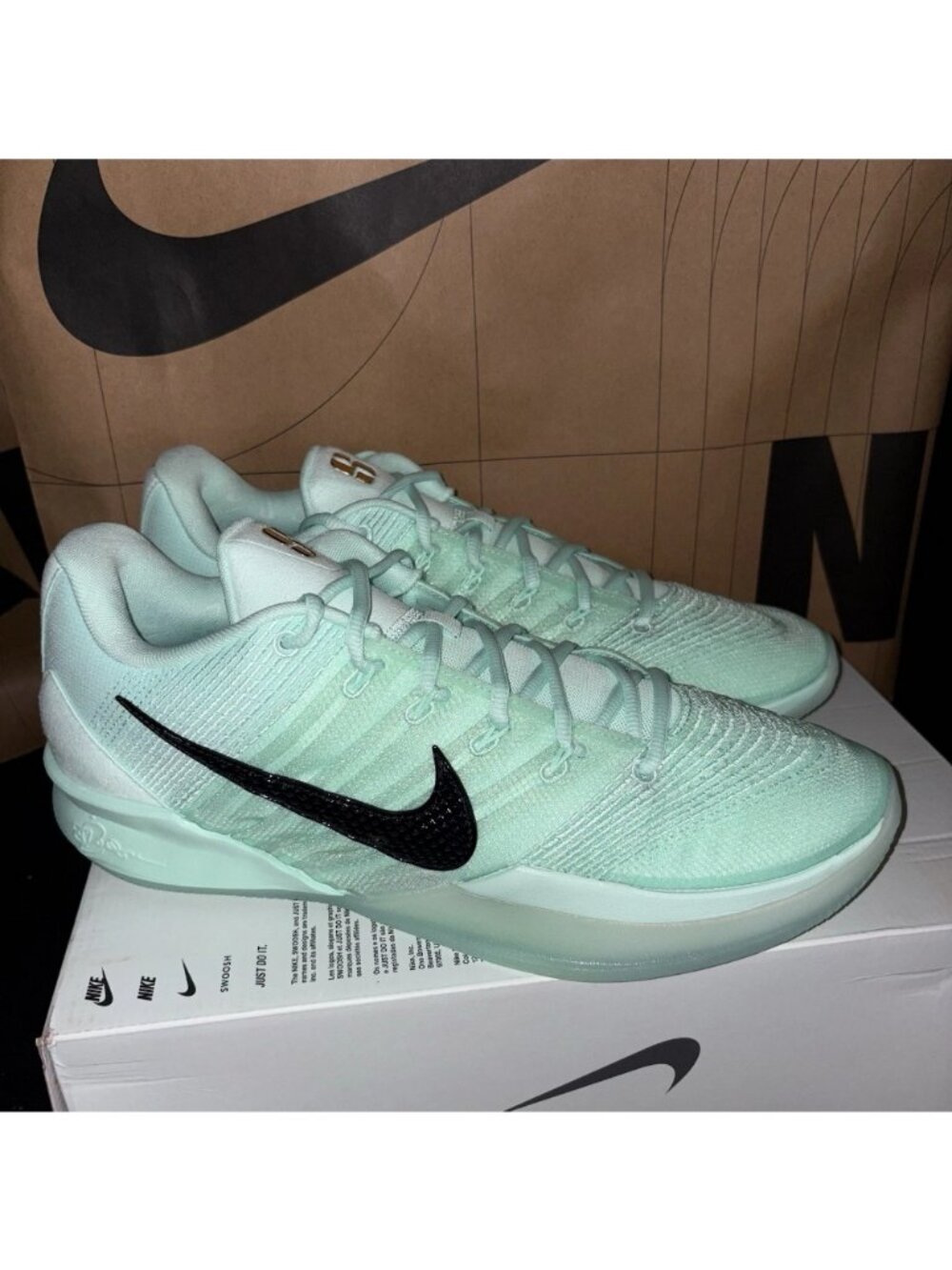 NEW Nike Sabrina 3 'Statue of Liberty' Warning Label HF2881 302 Men Size 14